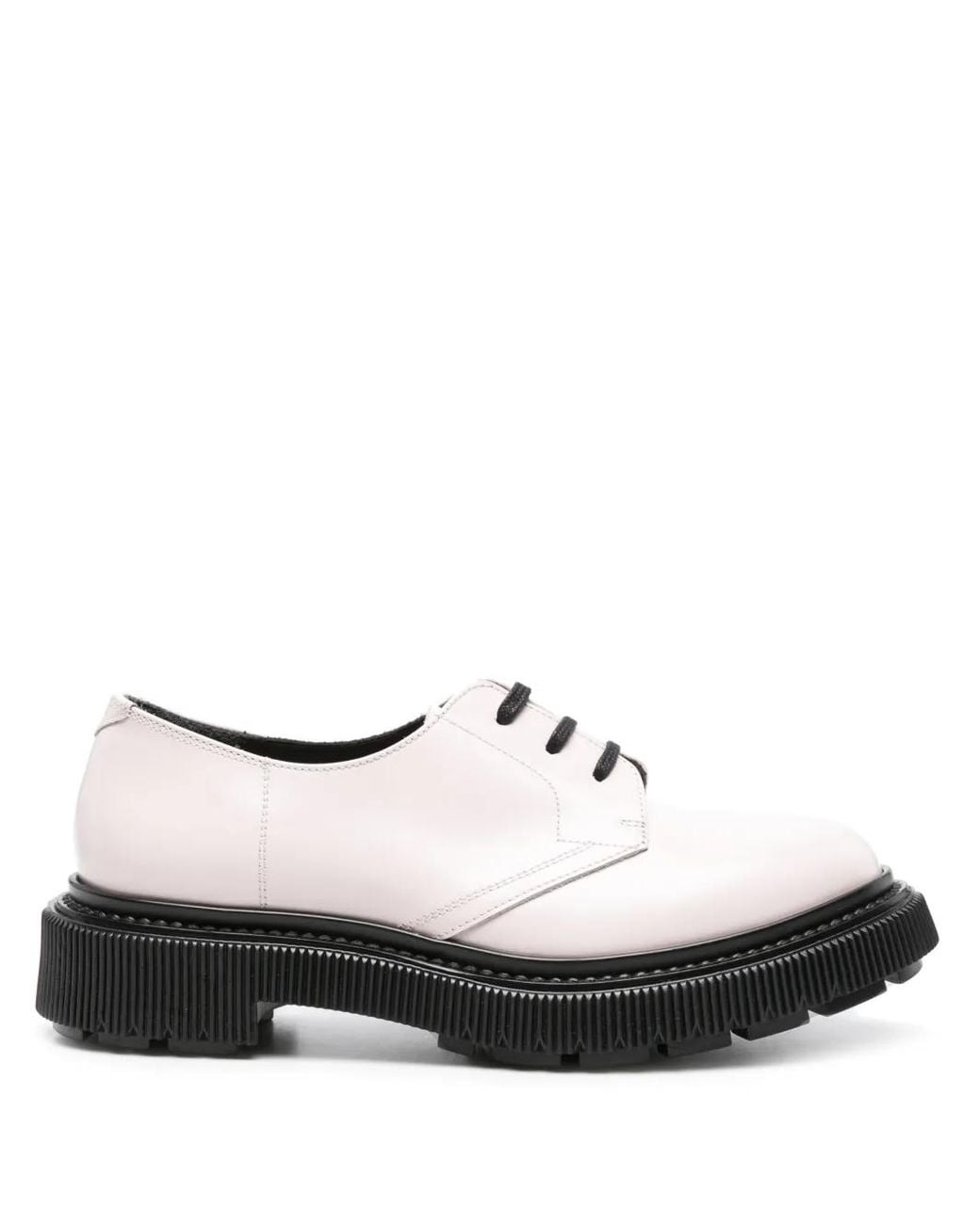 Adieu White Type 132 Leather Derby Shoes