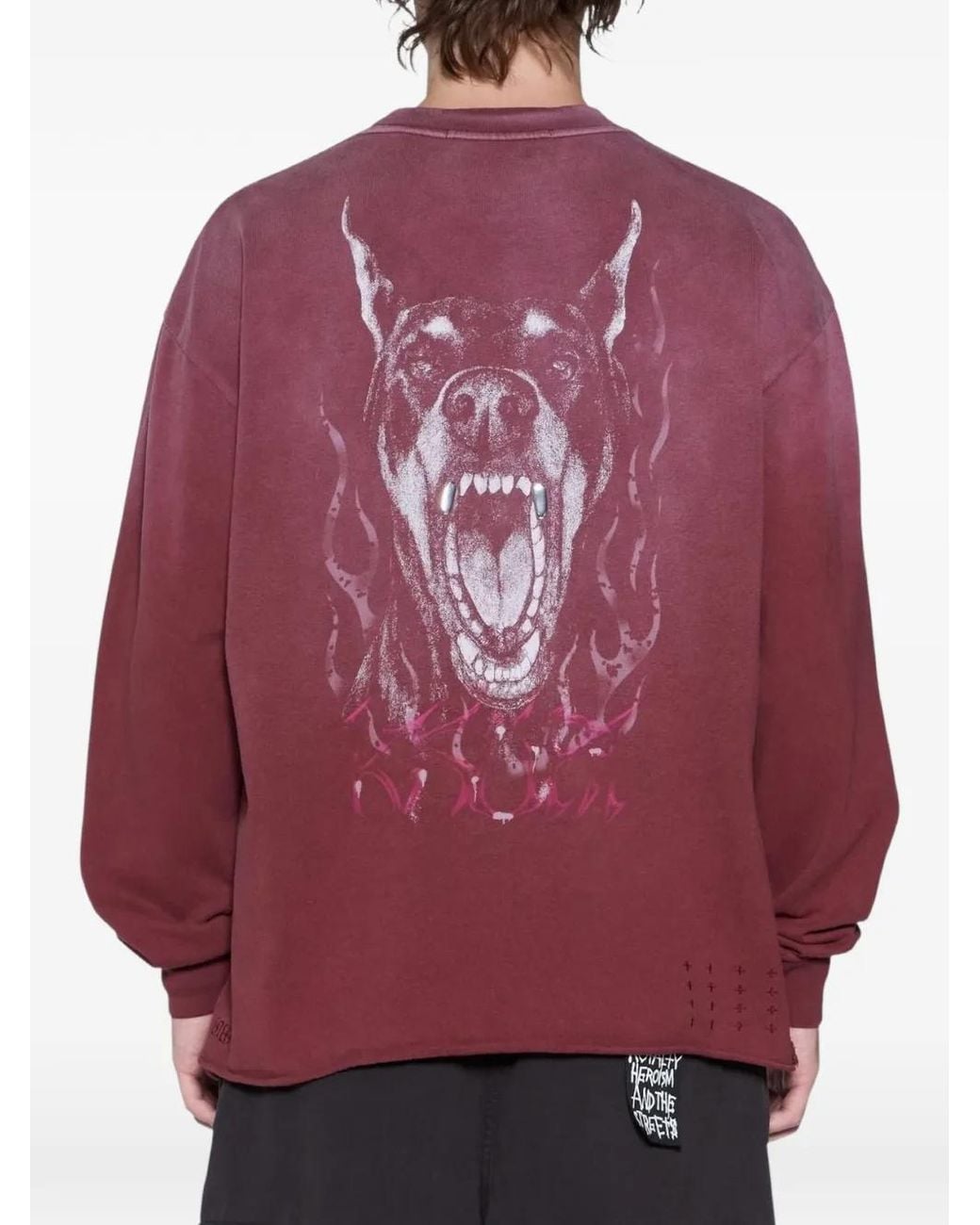 Ksubi Purple K9 Ekcess T-Shirt for men