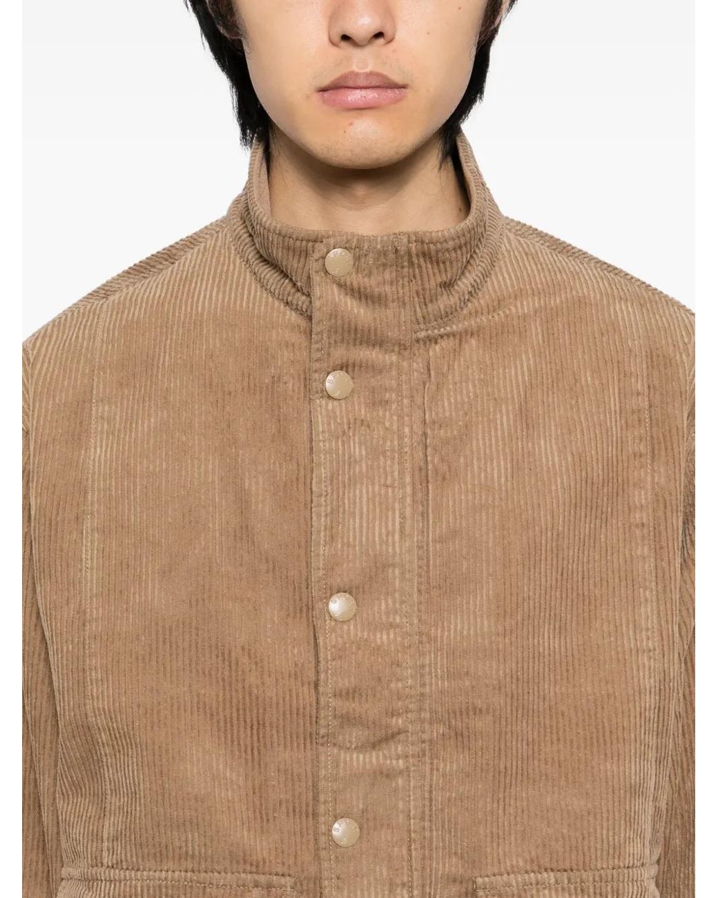 SPORT b. by agnès b. Natural Logo-Patched Jacket for men