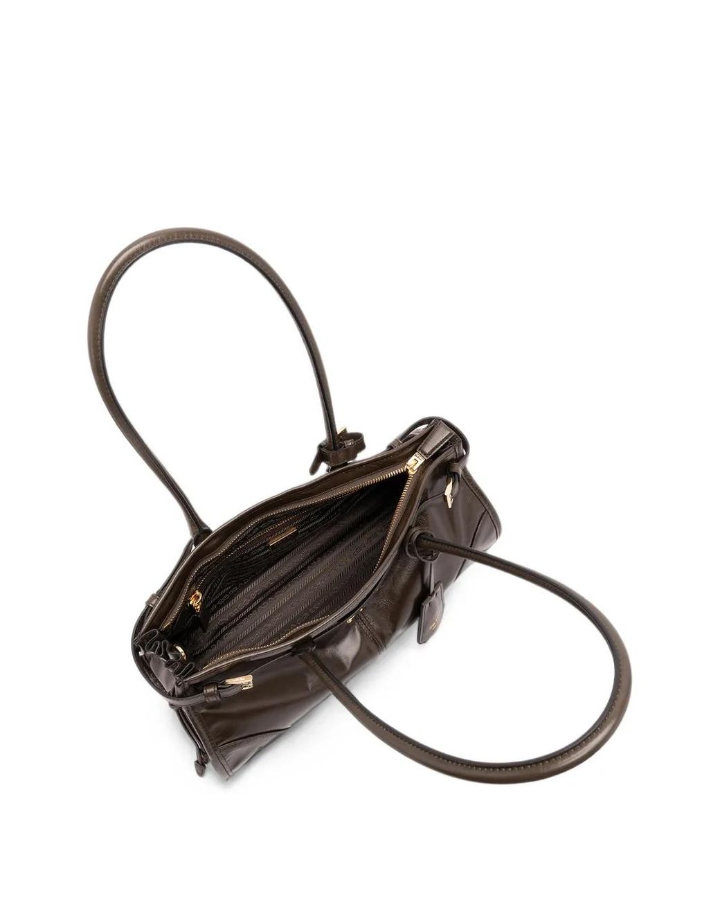 Prada White Bonnie Medium Leather Bag