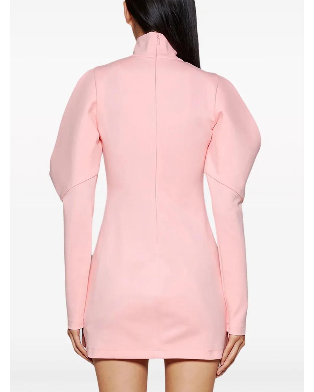 Area Pink Crystal-Embellished Minidress