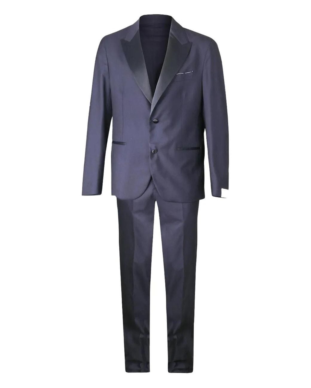 Eleventy Blue Smocking Dinner Suit for men