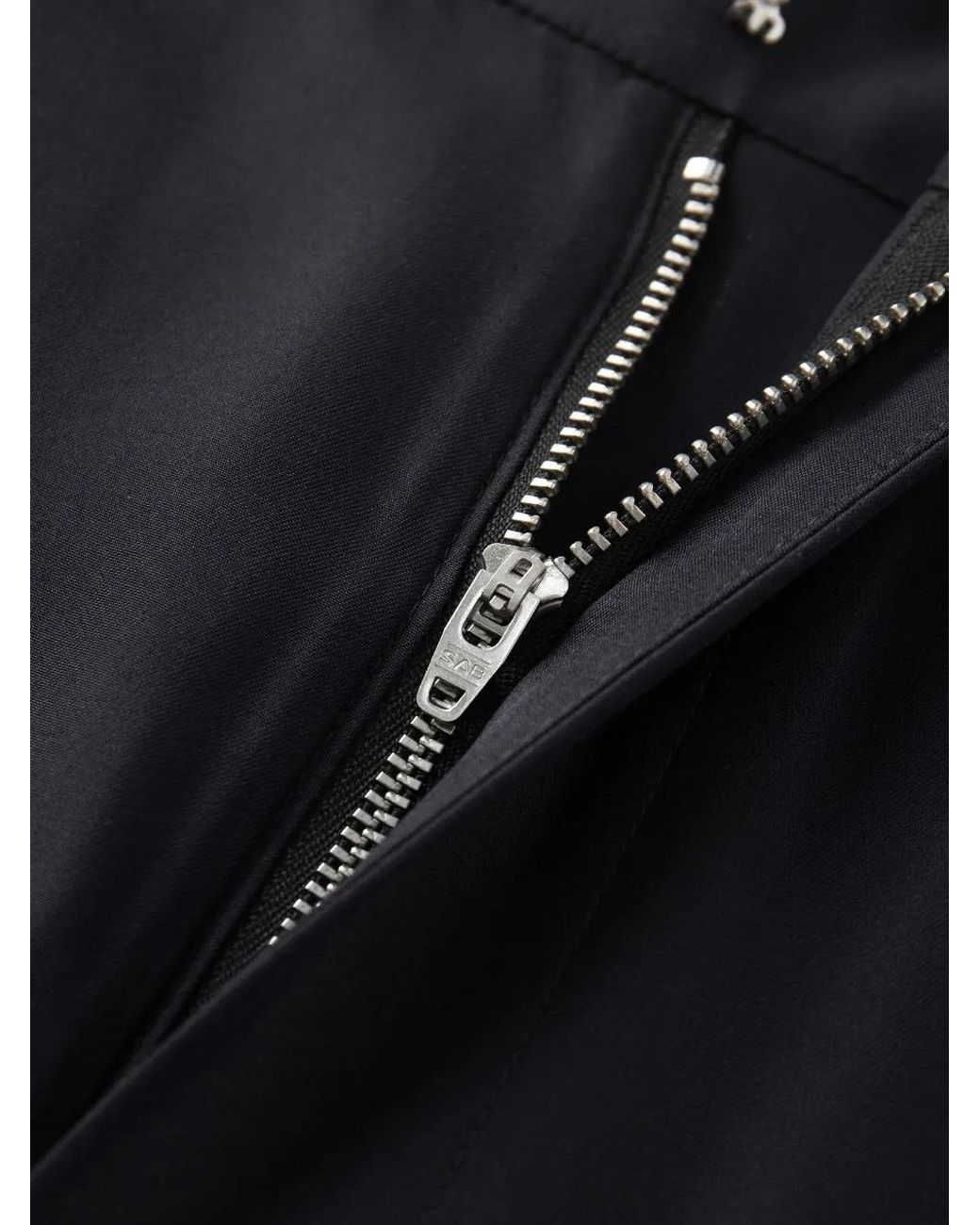 Shanghai Tang Black Pantalon De Costume En Soie for men