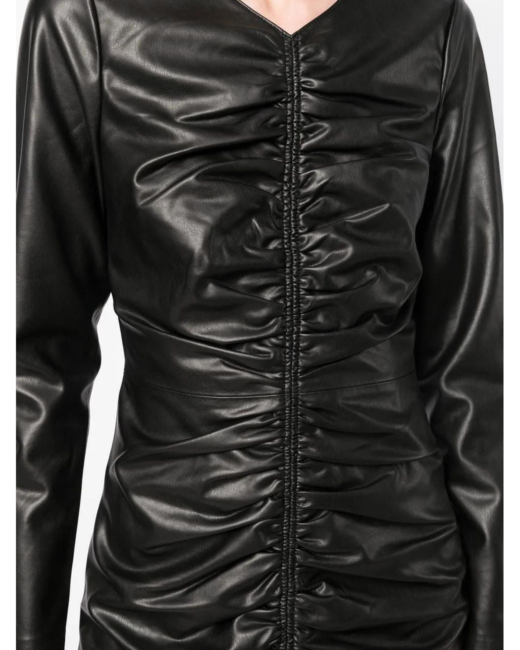 Veronica Beard Black Bernadette Draped Dress