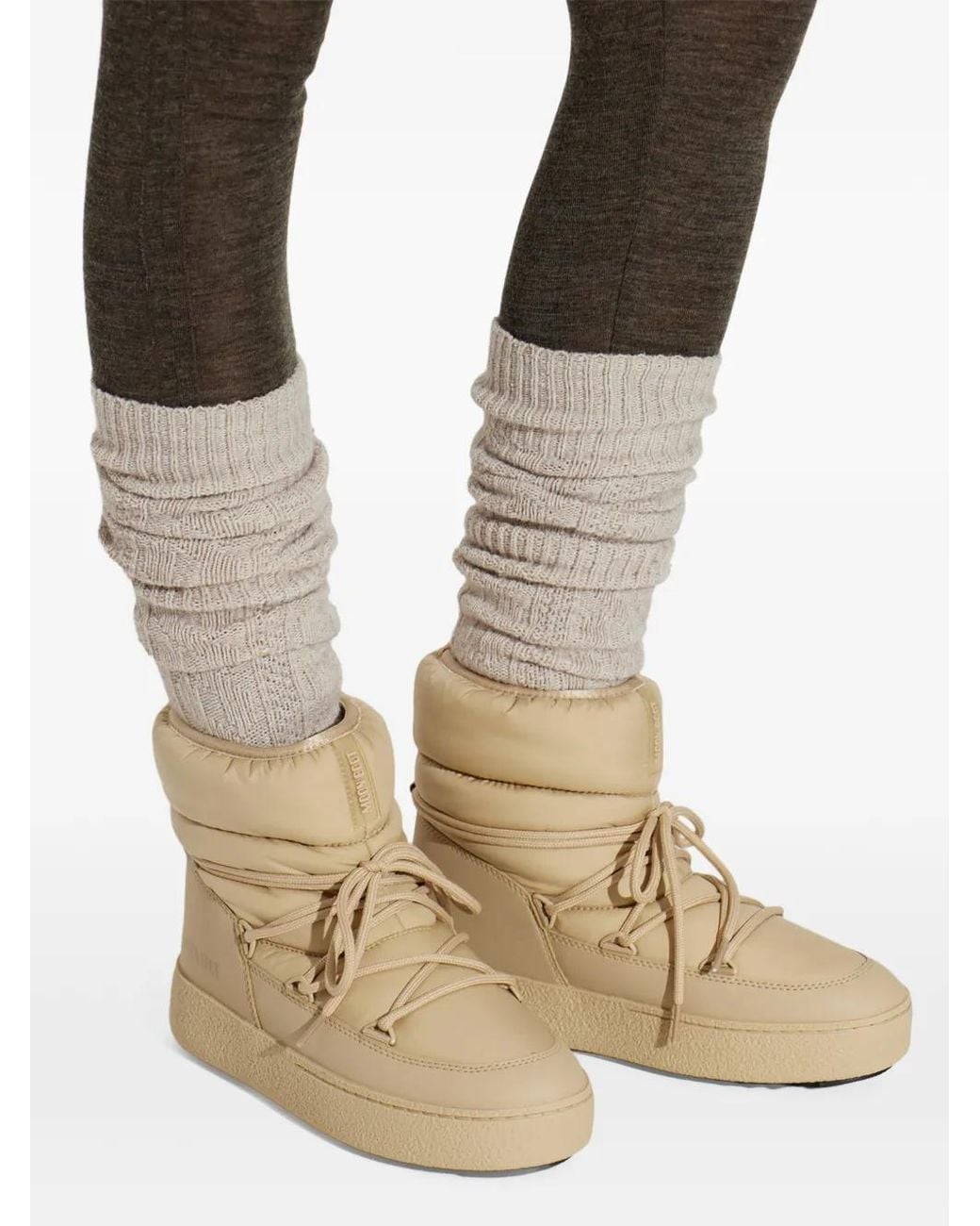 Moon Boot Natural Mb Ltrack Low Nylon Wp