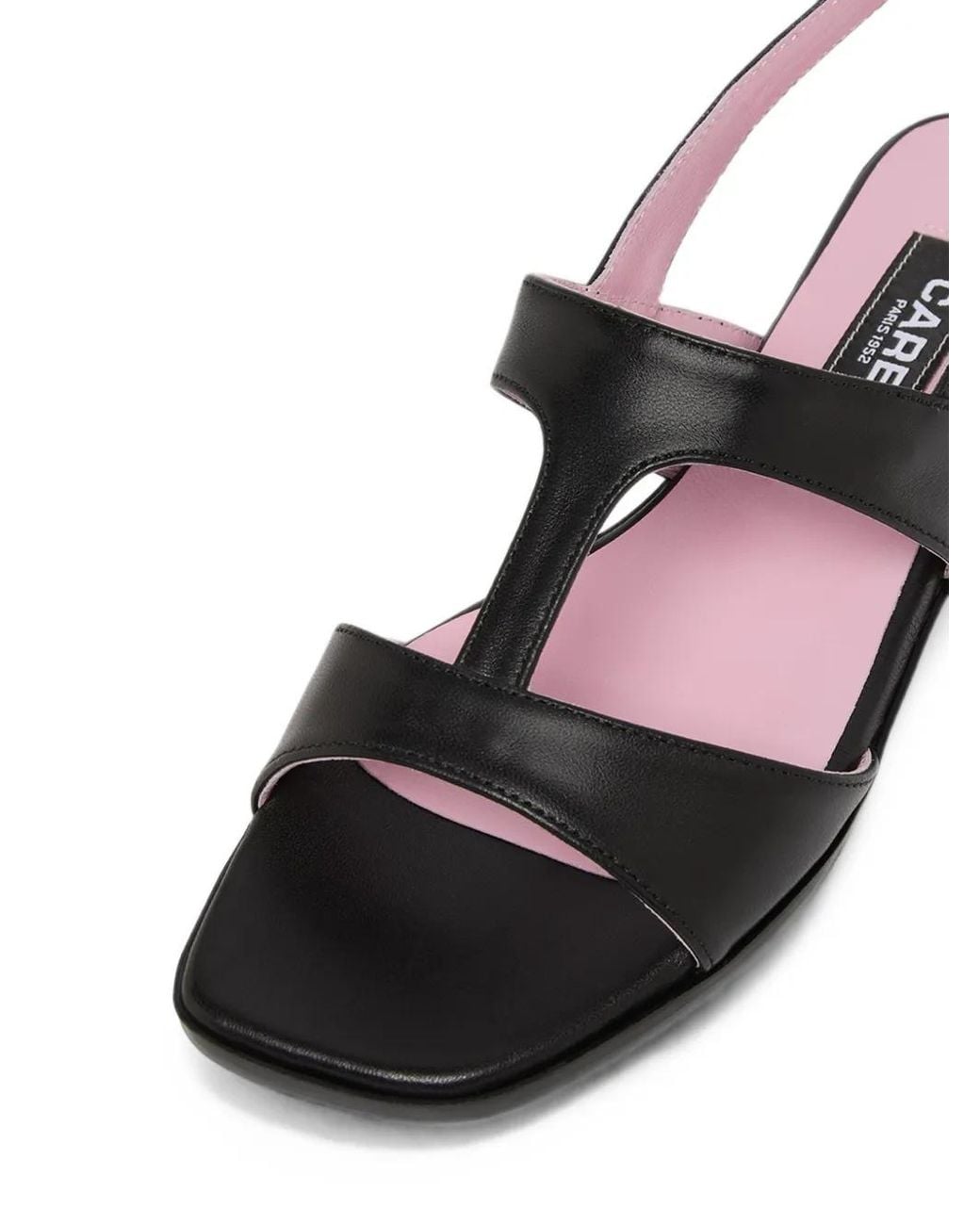 CAREL PARIS White Roma Leather Sandals