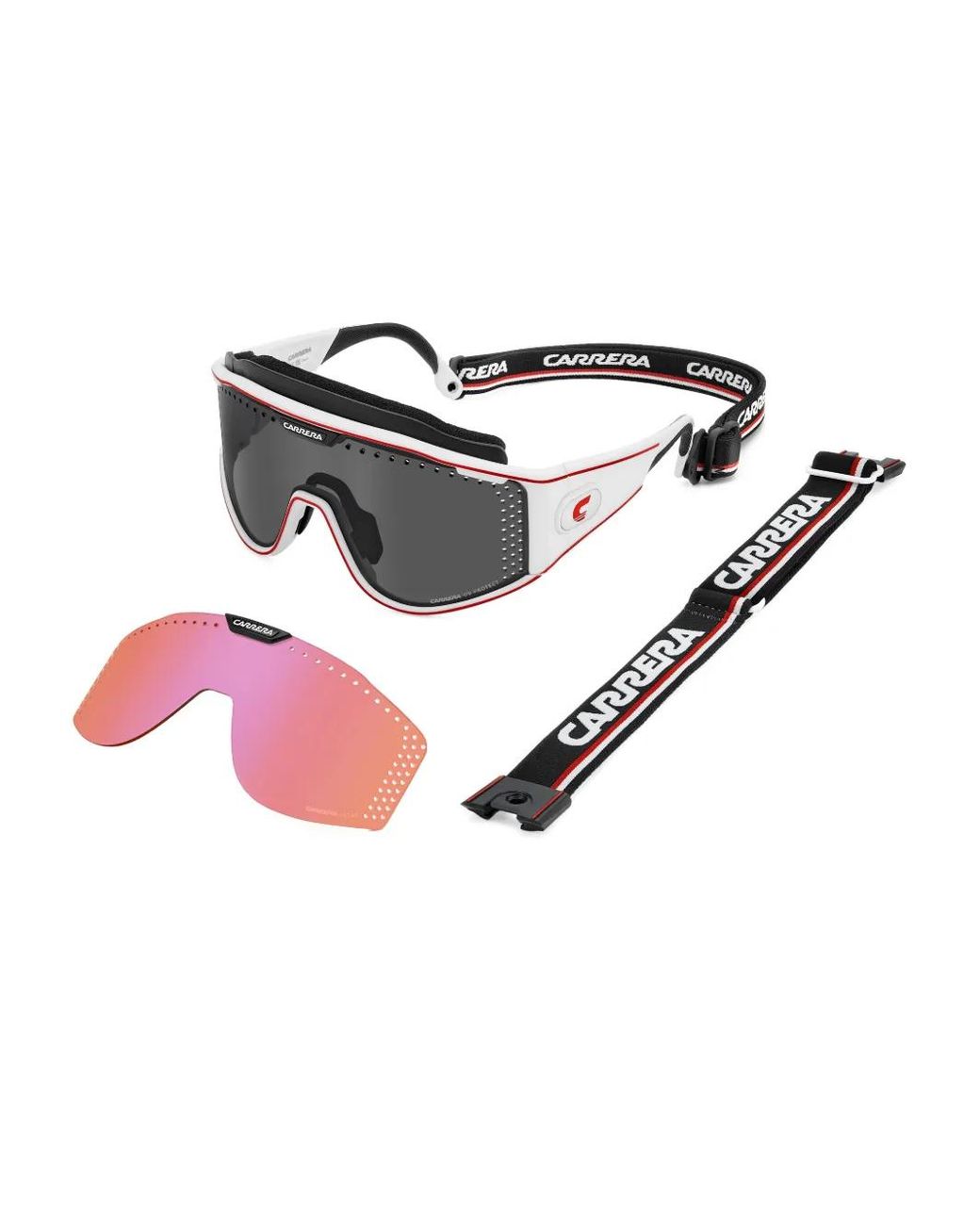 Carrera Gray Perforated Sunglasses for men