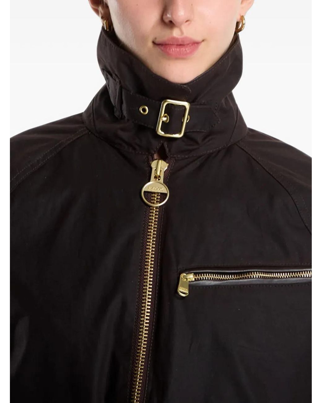 Barbour Black Donnington Waxed Jacket