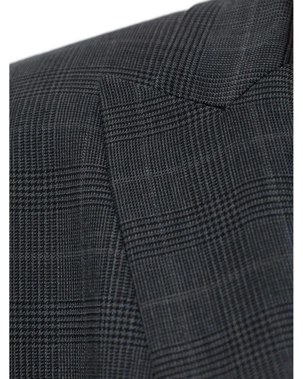 IRO Black Calu Check-Pattern Blazer