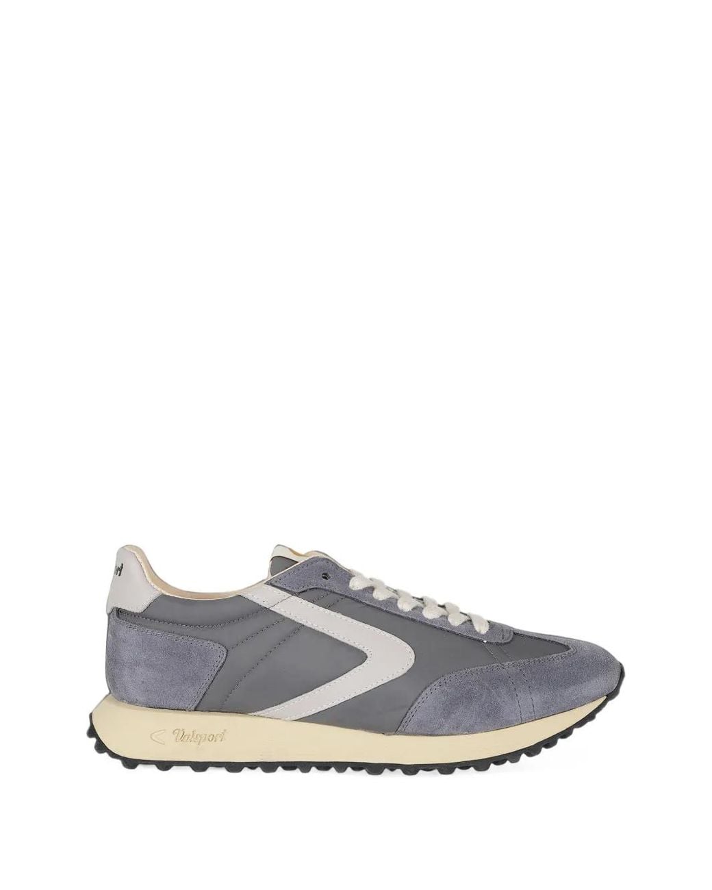 Valsport White Vantage Suede-Panelled Sneakers for men