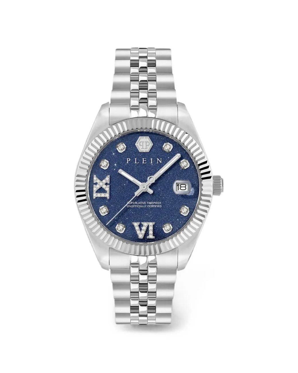 Philipp Plein Blue Date Superlative 34Mm Watch