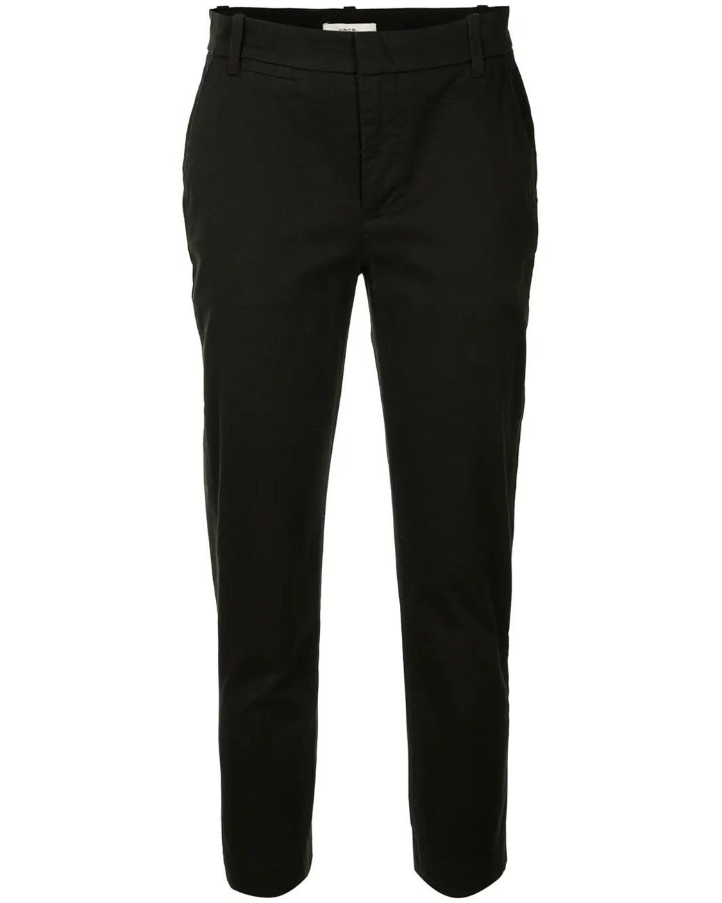 Vince Black Slim-Fit Chino Trousers
