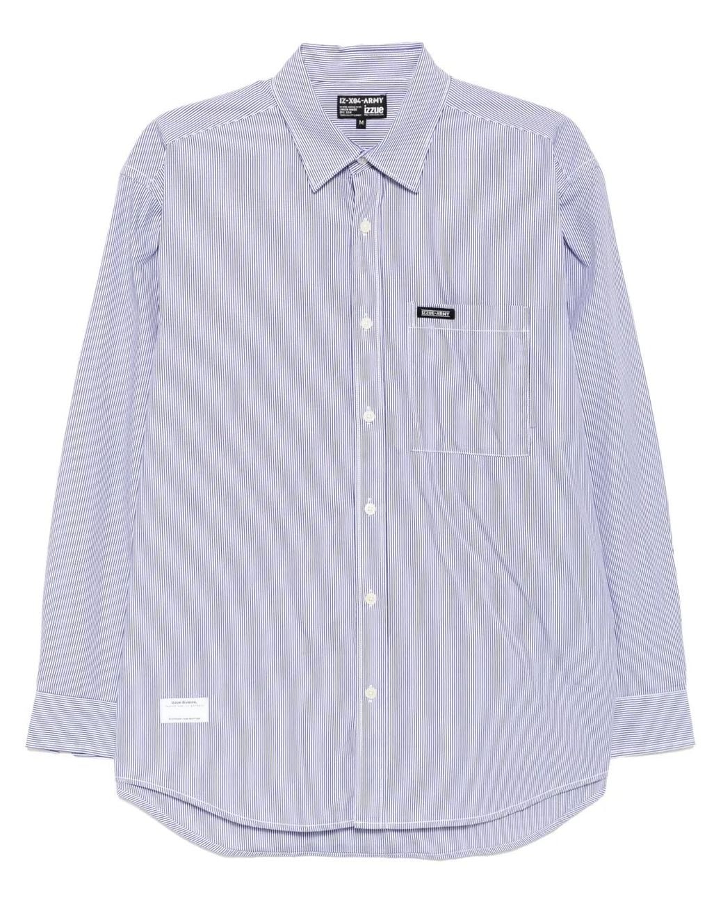 Izzue Blue Striped Shirt for men