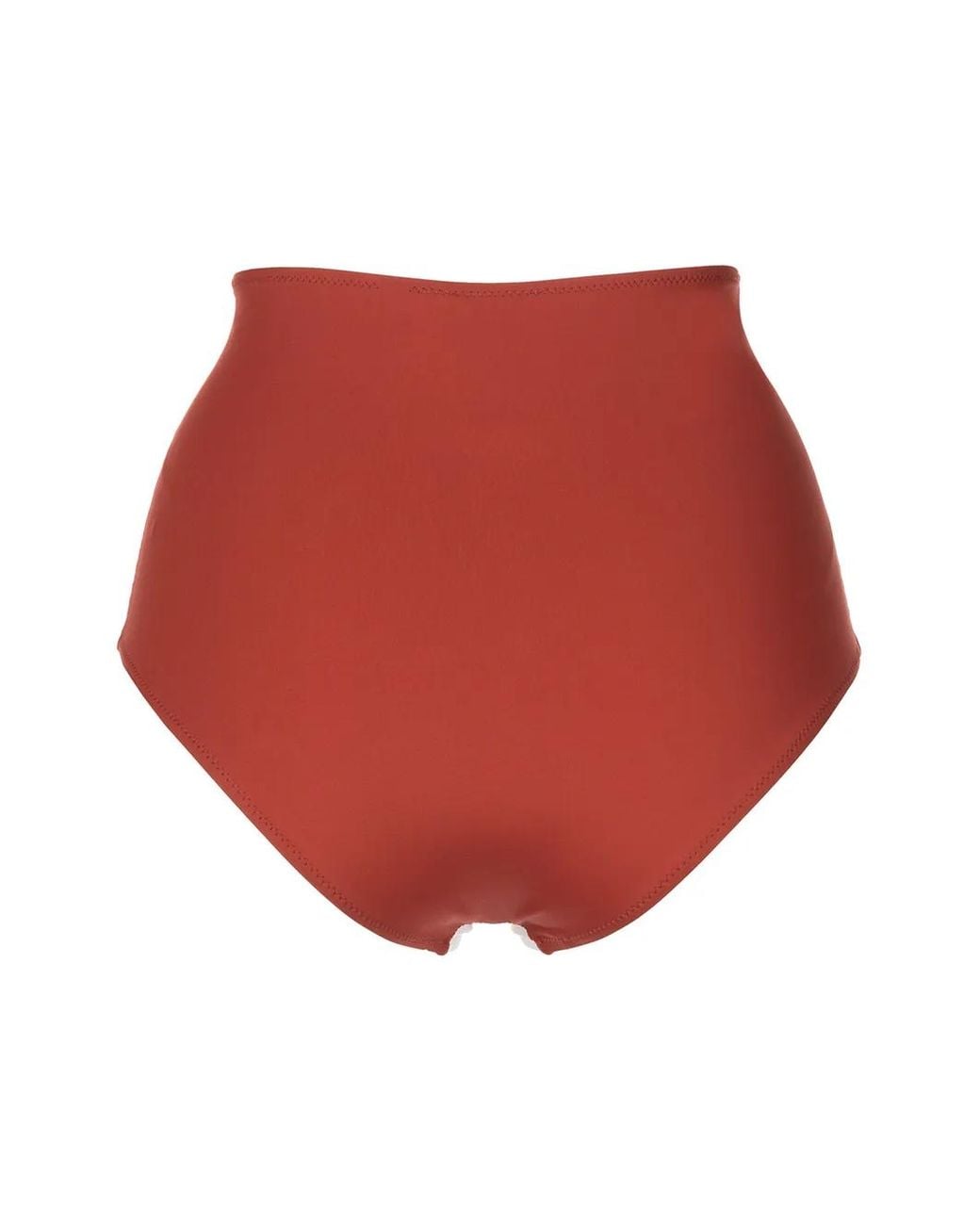 Evarae Red Ruffle-Trim Bikini Briefs