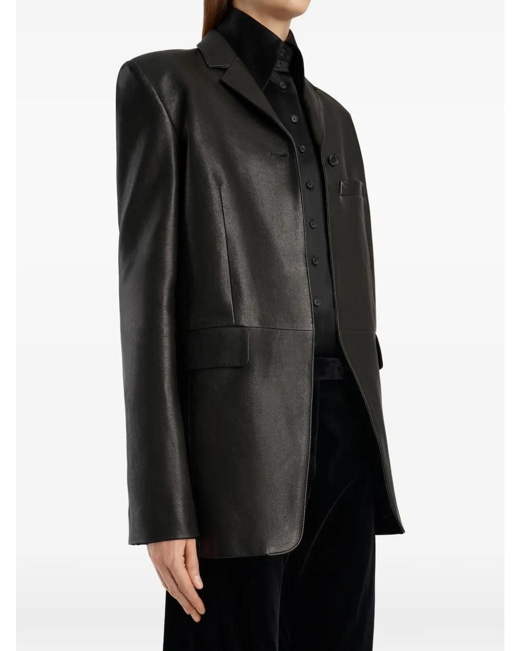 Khaite Black Sarmine Jacket