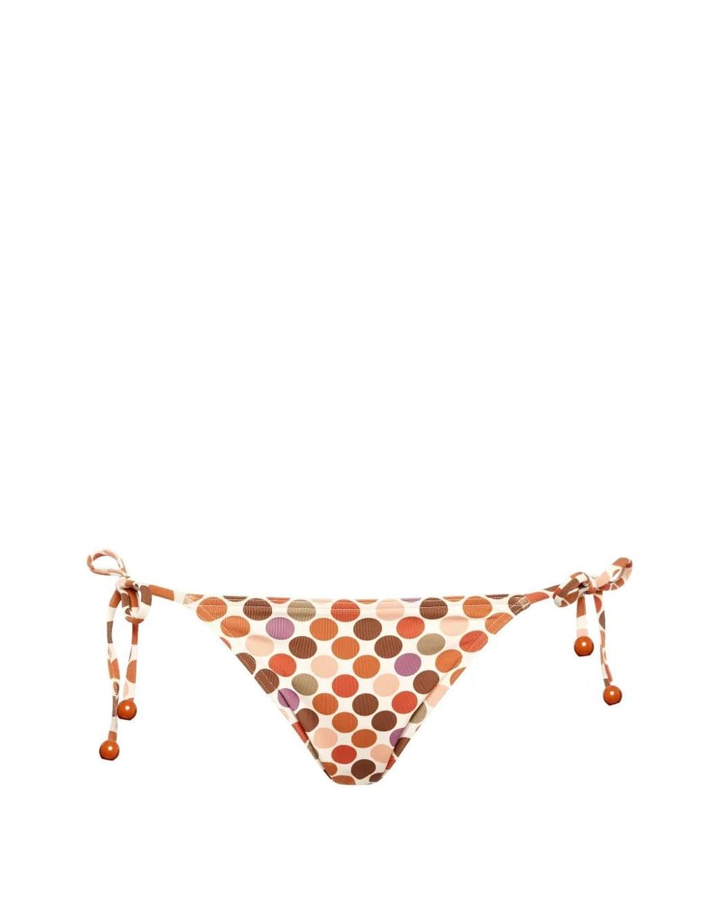 Eres Pink Polka-Dot Side-Tie Bikini Bottoms