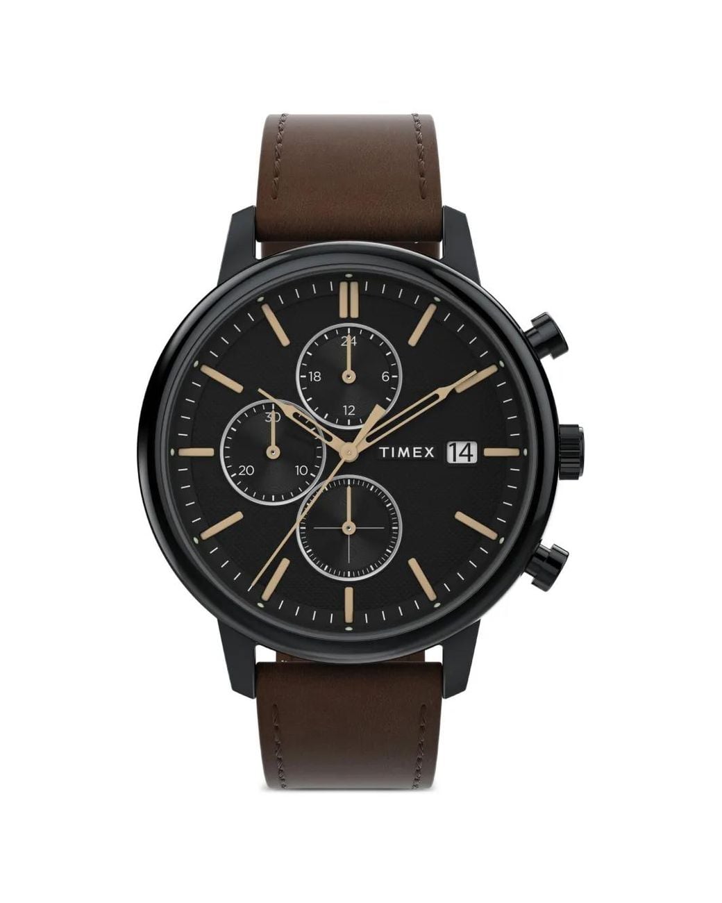 Timex Black Chicago 45Mm Watch for men