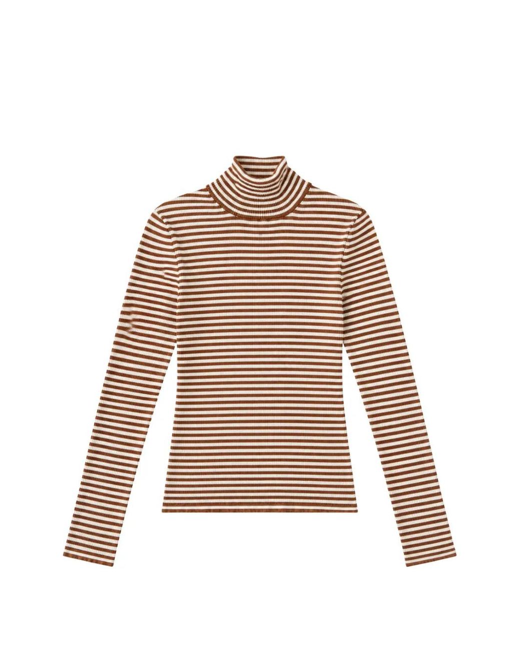 Pull Rayé En Maille Côtelée Max Mara en coloris Brown