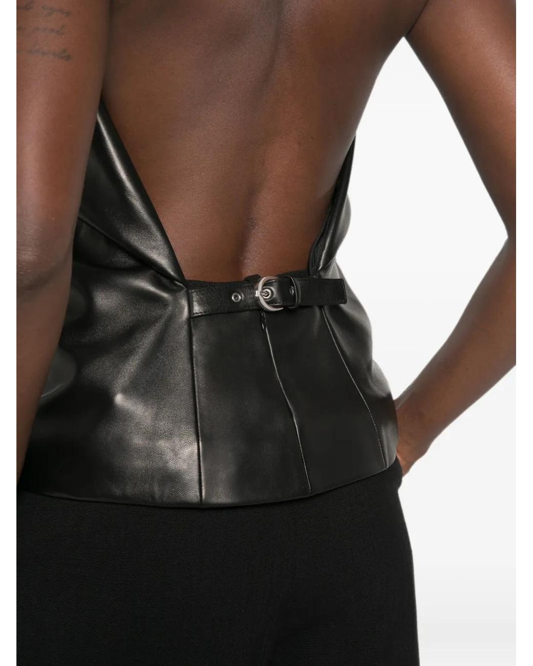 Khaite Black Rone Top