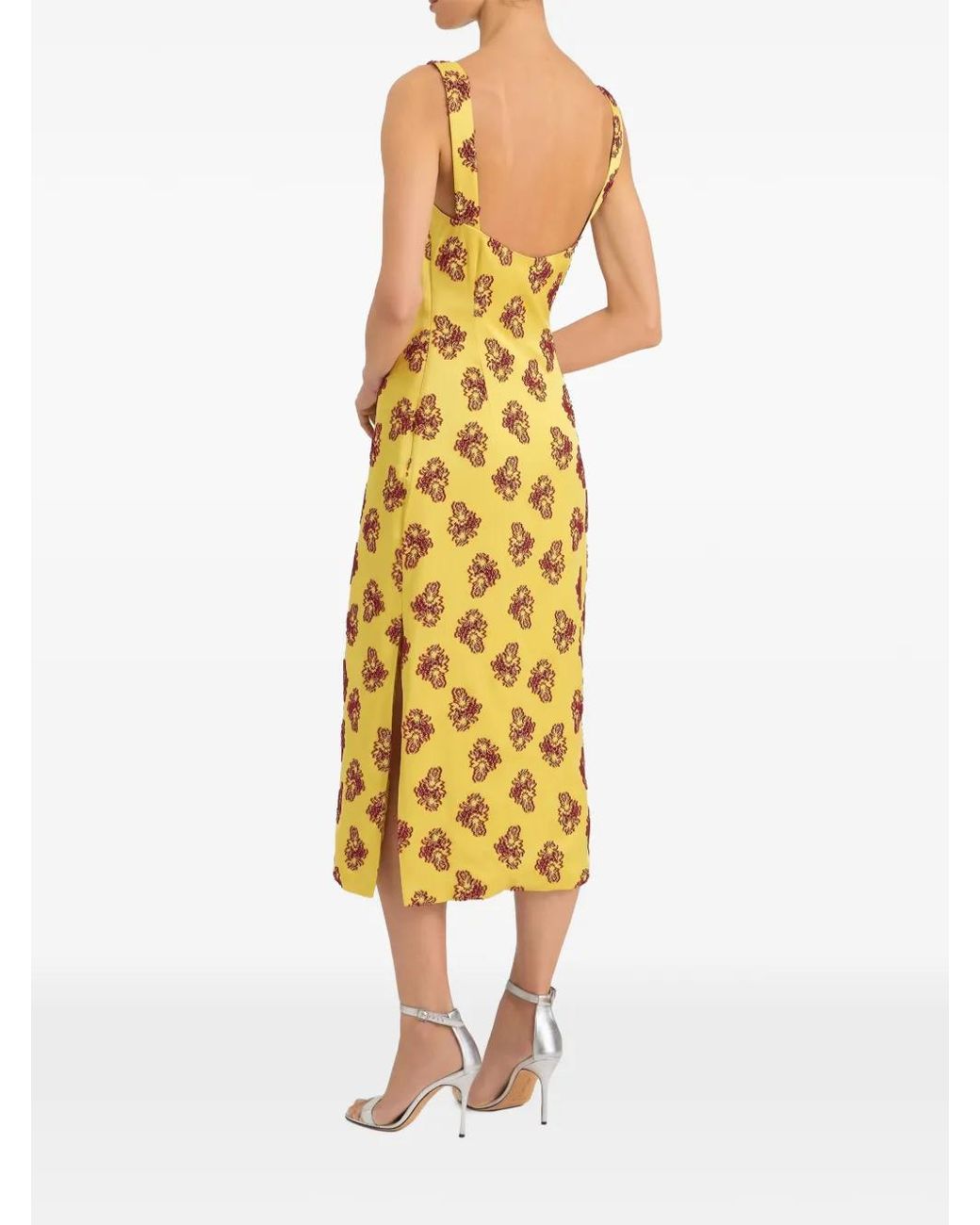 Markarian Dancing Queen Midi-Jurk in het Metallic