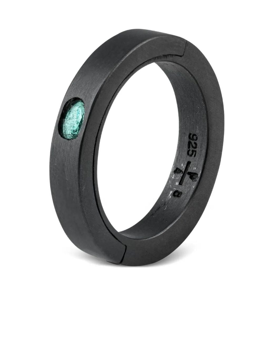 Parts Of 4 Black Sistema Emerald Ring