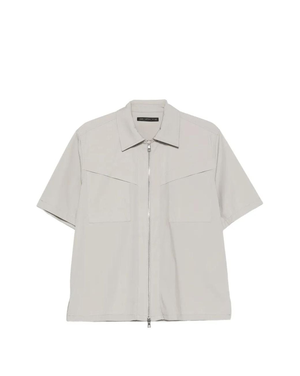 Low Brand White Chemise À Fermeture Zippée for men