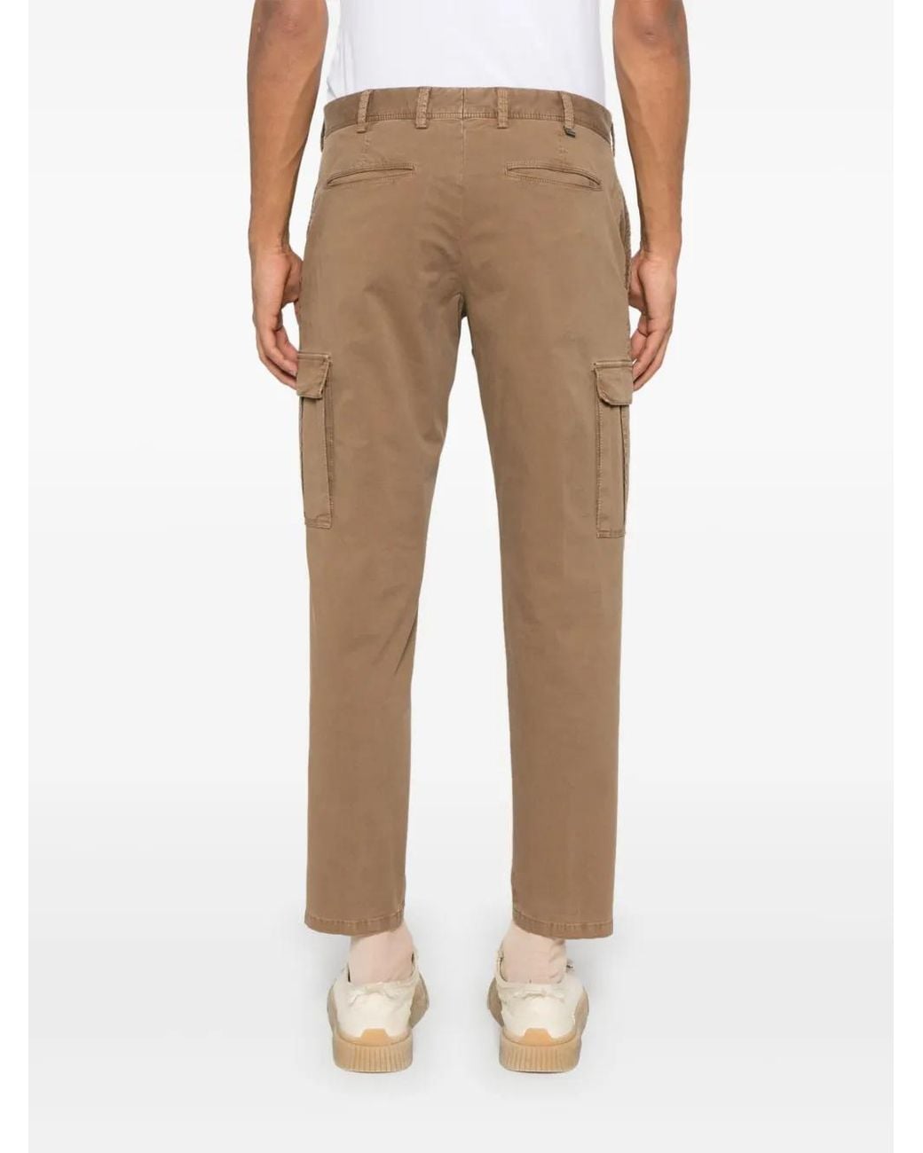 PT Torino Brown Rebel Cargo Pants for men