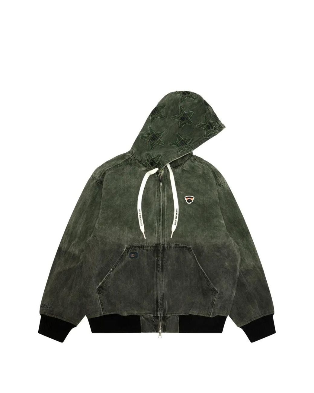 Aape By A Bathing Ape Green Hooded Jacket for men