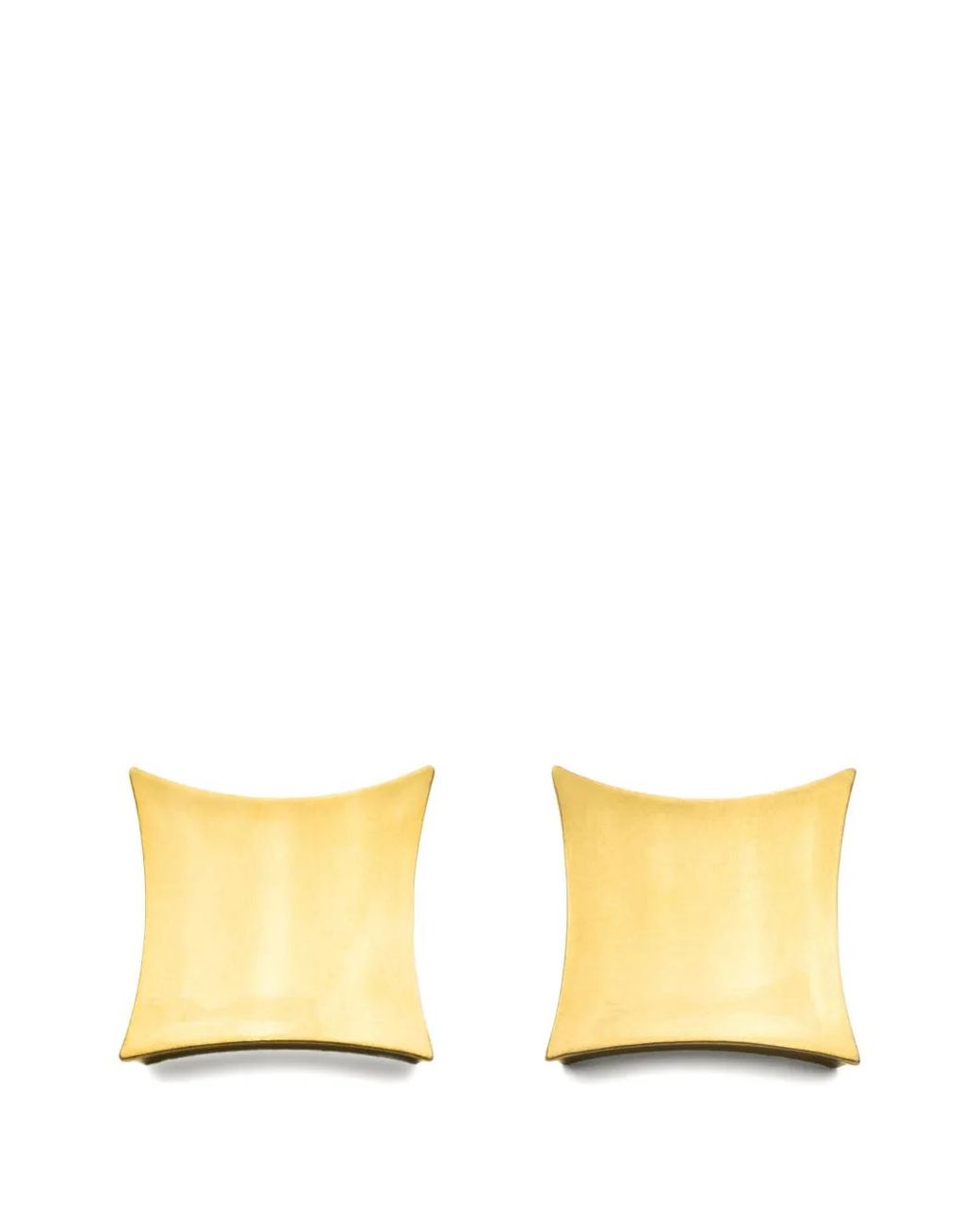 Hugo Kreit Metallic Chunk Statement Earrings