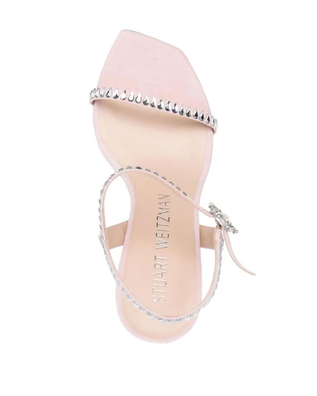 Stuart Weitzman Pink 105Mm Crystal-Embellished Sandals