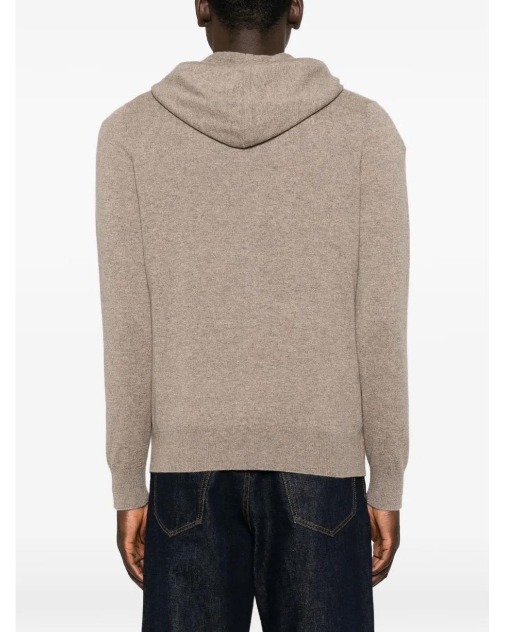 Bompard Natural Zip-Up Hoodie for men