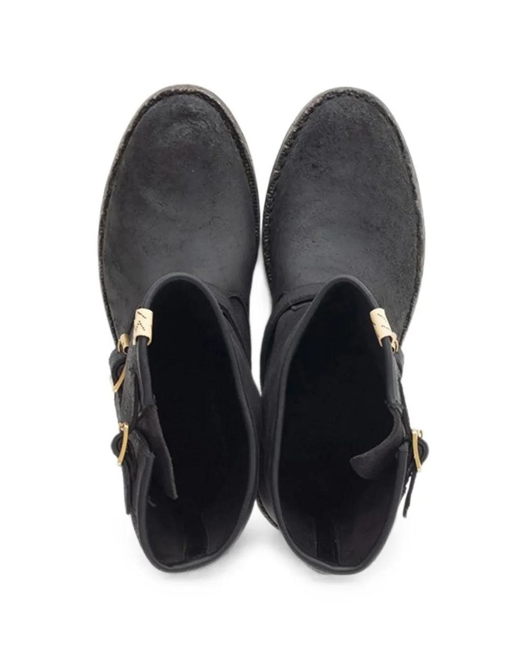 Visvim Black T.W.O. Folk Horse-Leather Boots for men