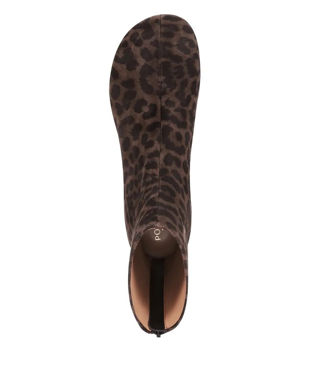 POTAMY Brown 50Mm Leopard-Print Ankle Boots