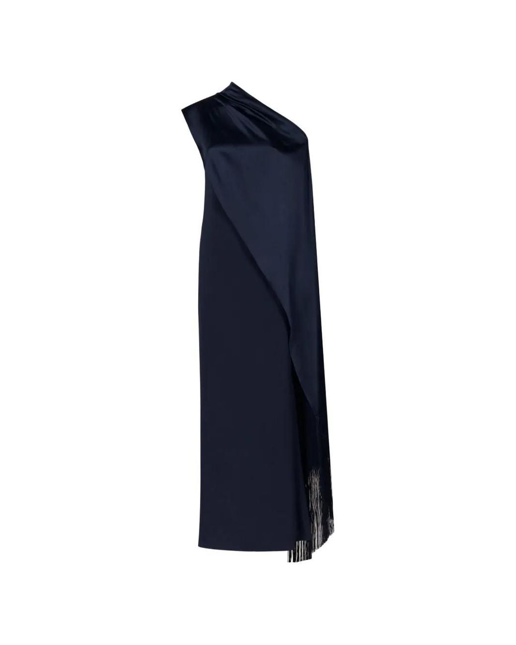 Taller Marmo Blue Berenson Fringed Maxi Dress
