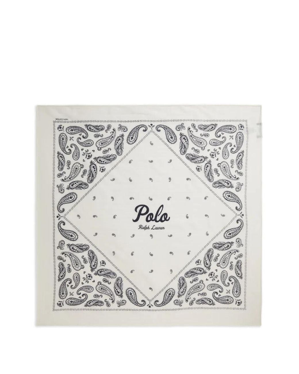 Polo Ralph Lauren Gray Paisley-Print Bandanna