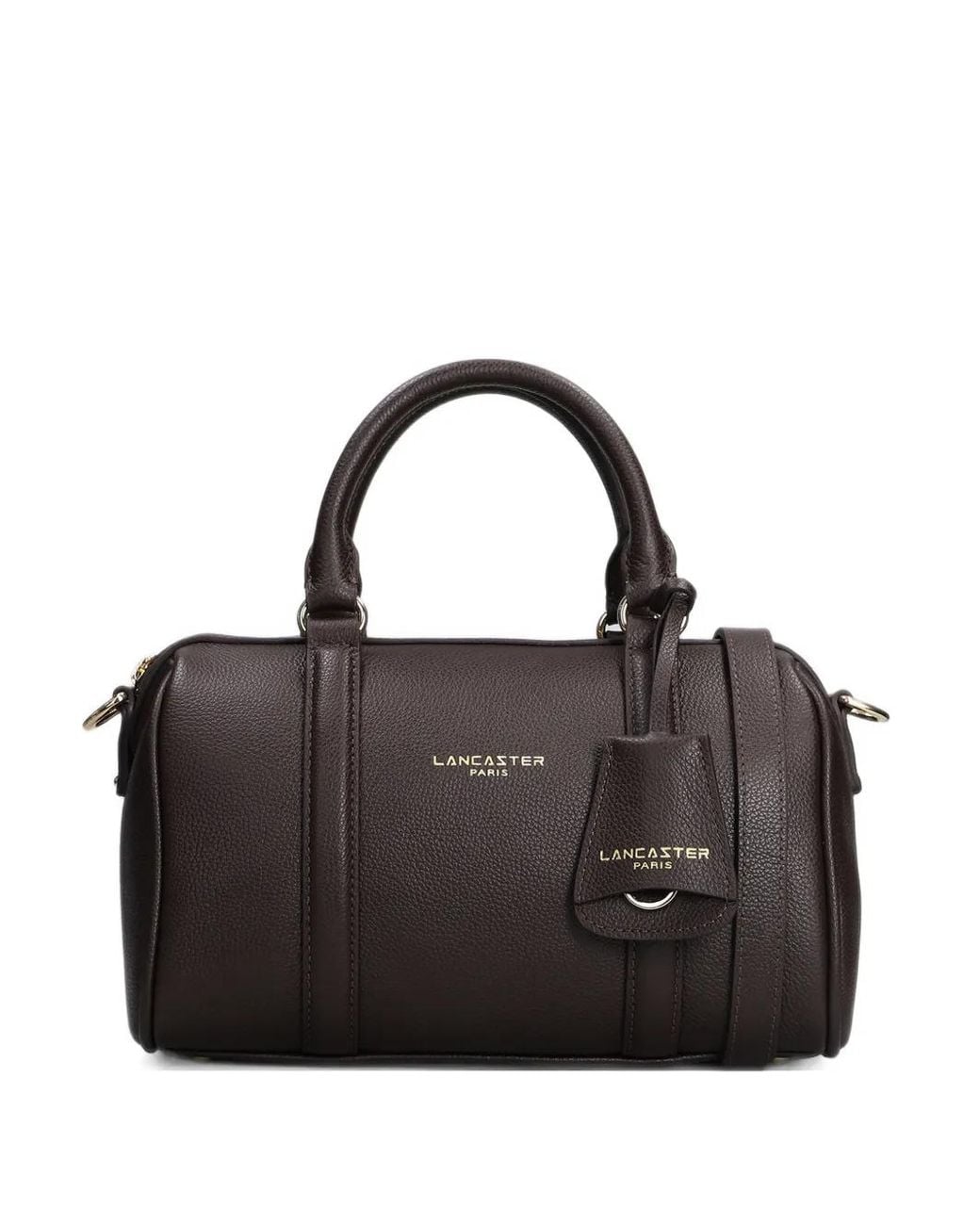 Lancaster Black Milano Ana Grained Leather Tote Bag
