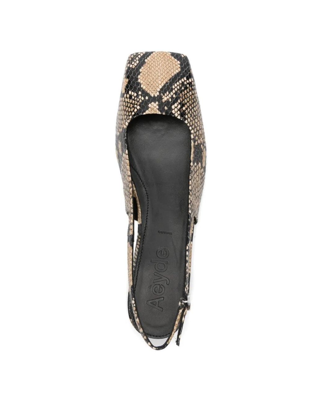 Aeyde White Liya Print Liya Pumps