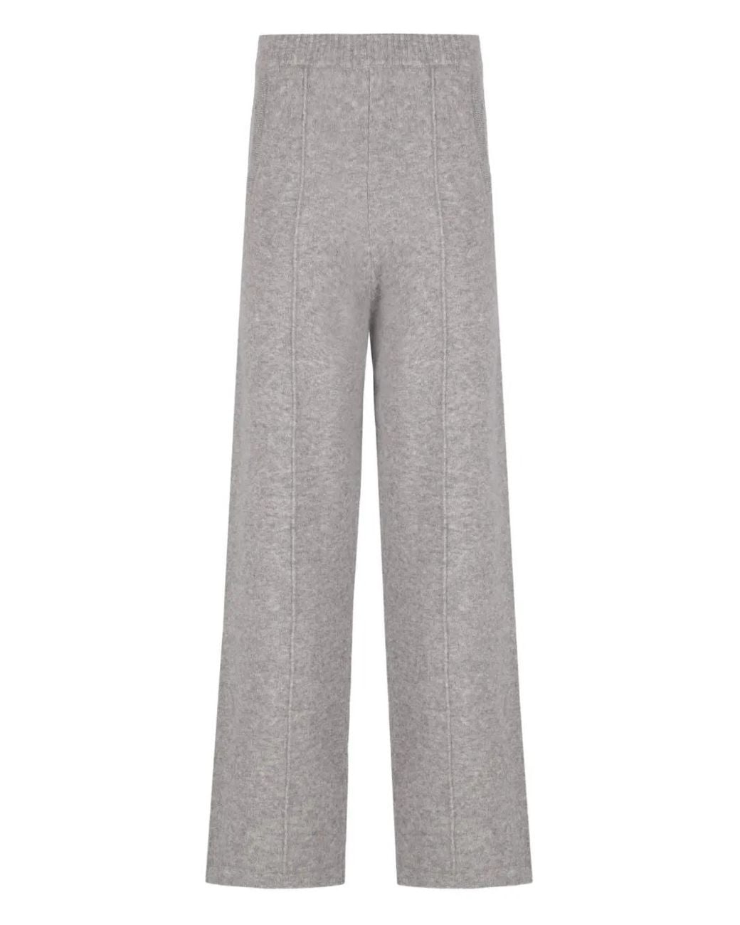 Laneus Gray Side-Pockets Knitted Trousers for men