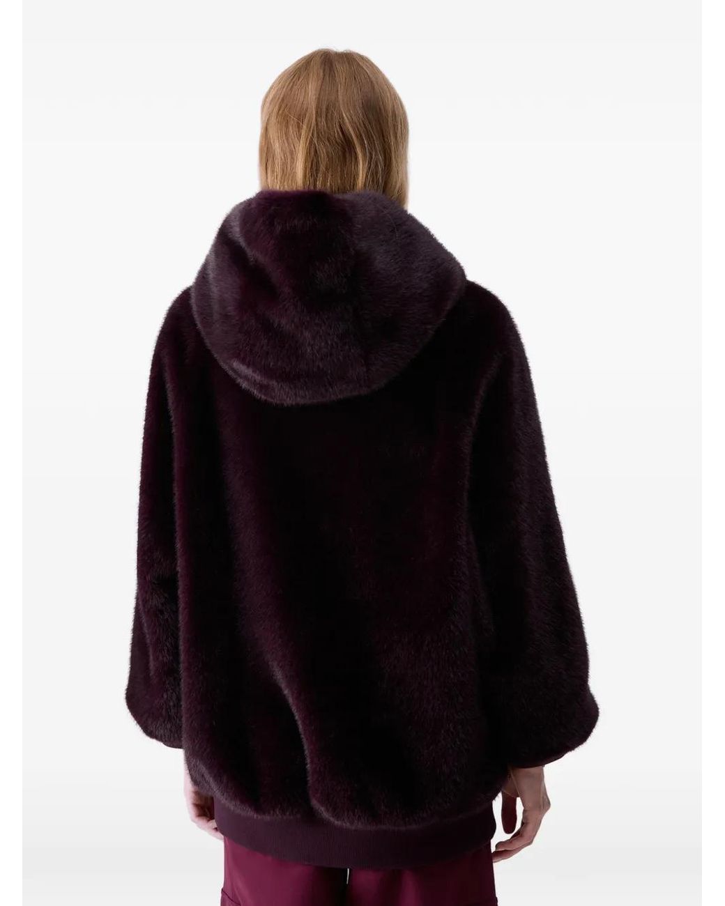 Liu Jo Blue Oversized Teddy Jacket