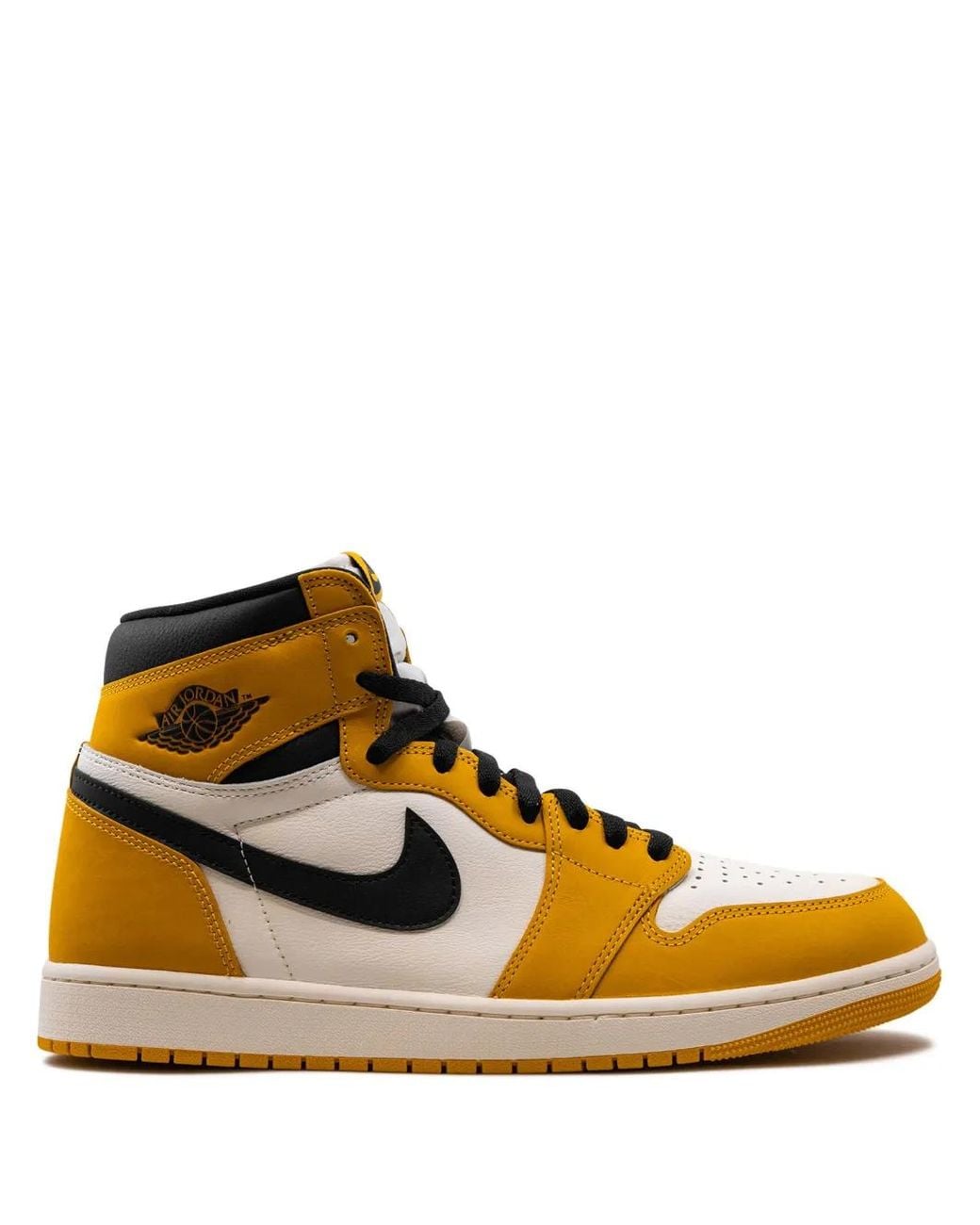 Nike Orange Air 1 Retro High Og "Love Letter" Sneakers