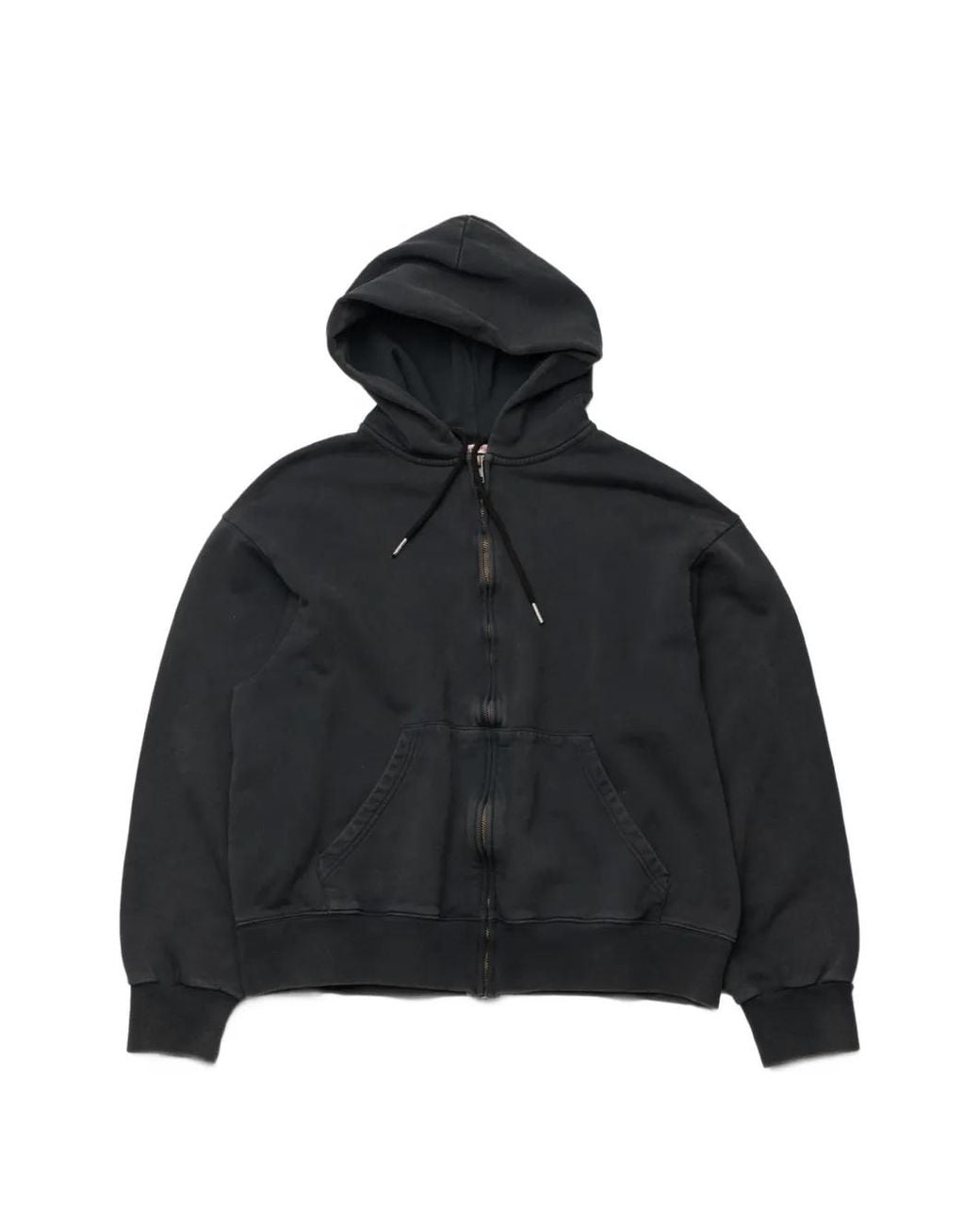 Stockholm Surfboard Club Black Logo-Print Zip-Up Hoodie