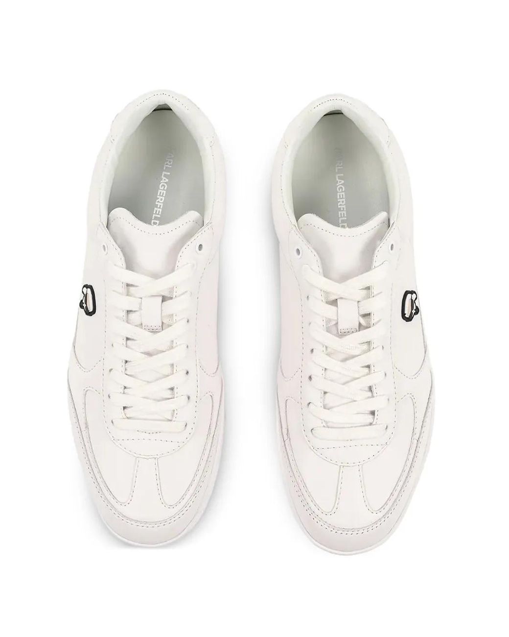 Karl Lagerfeld White Ikon Nft Patch Sneakers for men