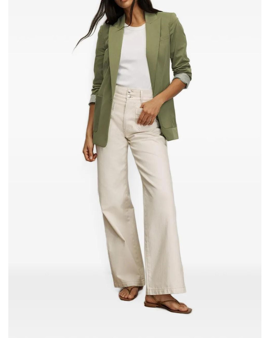 Veronica Beard Green Mcallin Dickey Jacket