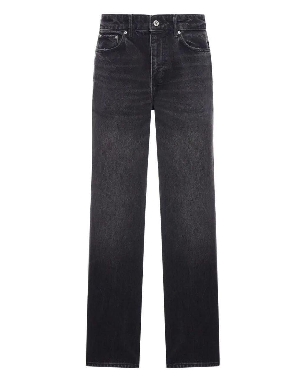 Represent Blue Logo-Embroidered Jeans for men