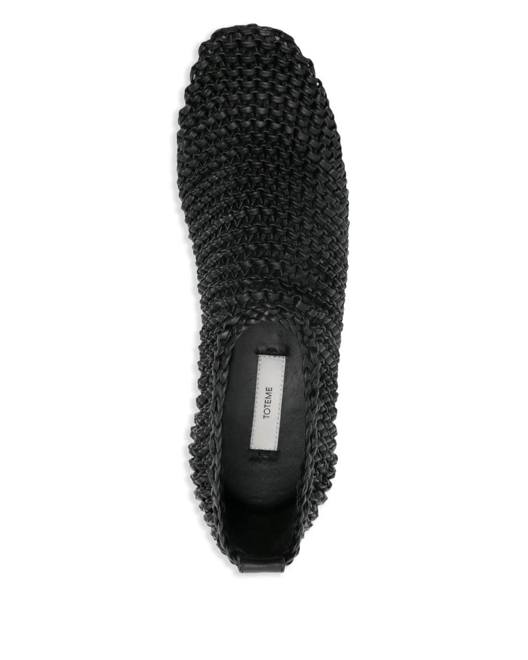 Totême Black Slip-On Shoes