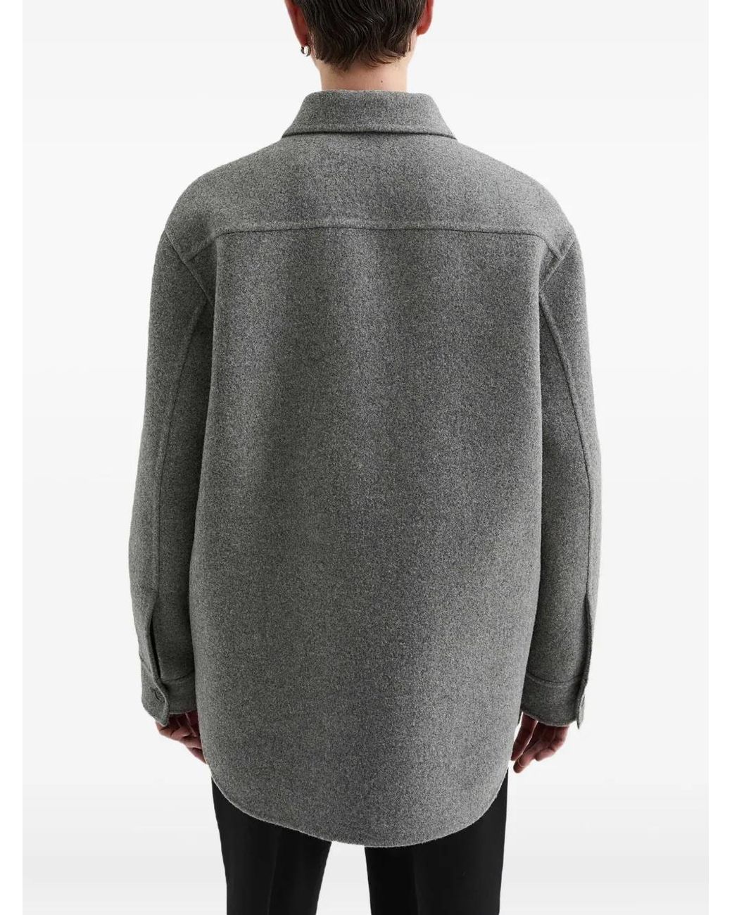 Jil Sander Gray Wool Jacket for men