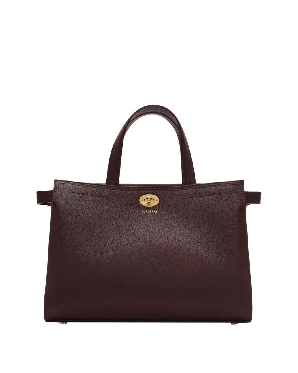 Burberry Purple Small Cotswolds Check Tote Bag