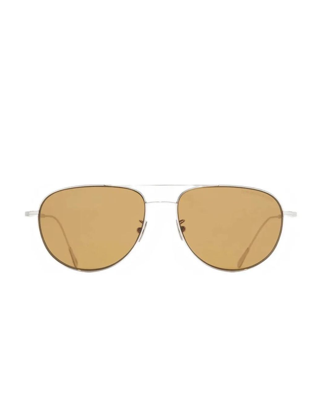 Cutler & Gross Natural Oval-Frame Sunglasses for men
