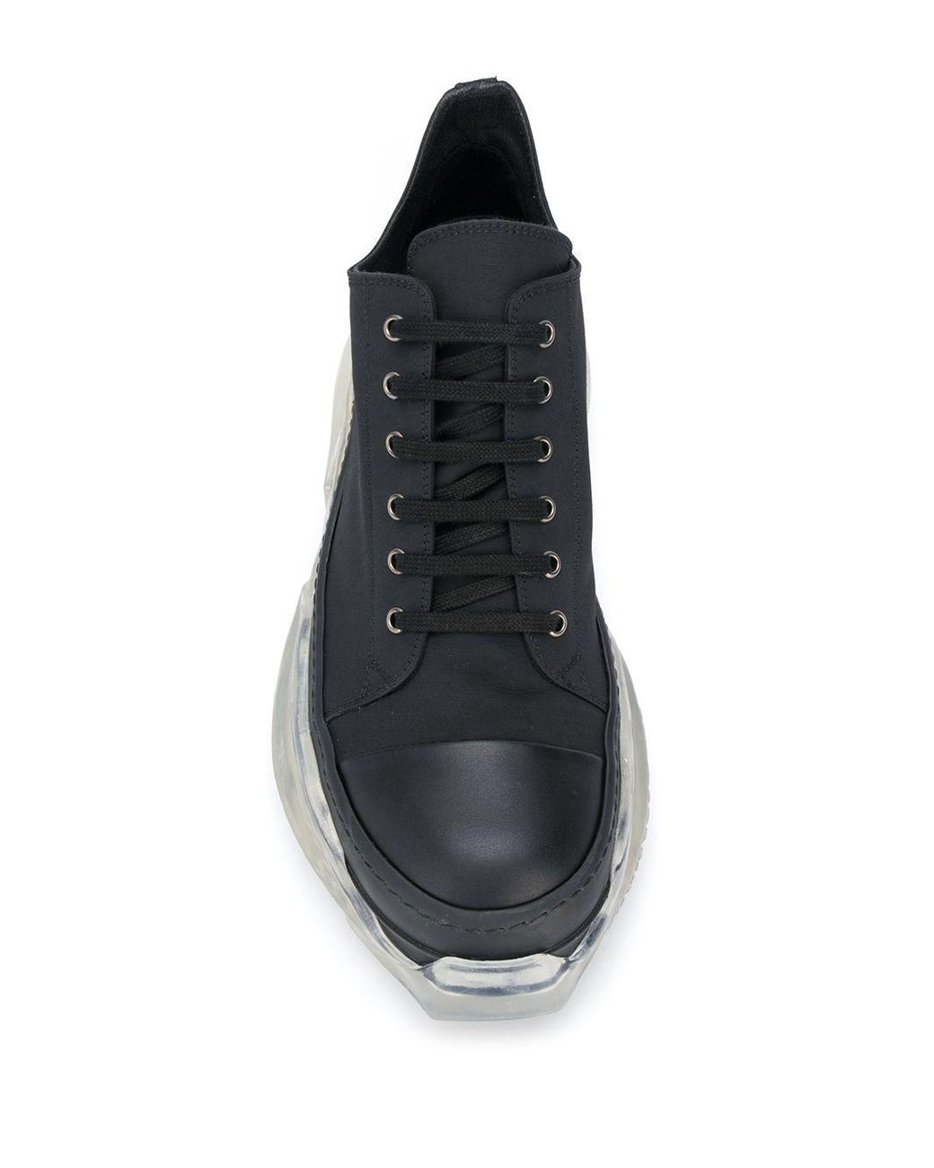 ブランド公式通販サイト Sole Clear Owens Rick Sneakers Lyst | Men for Black in 靴