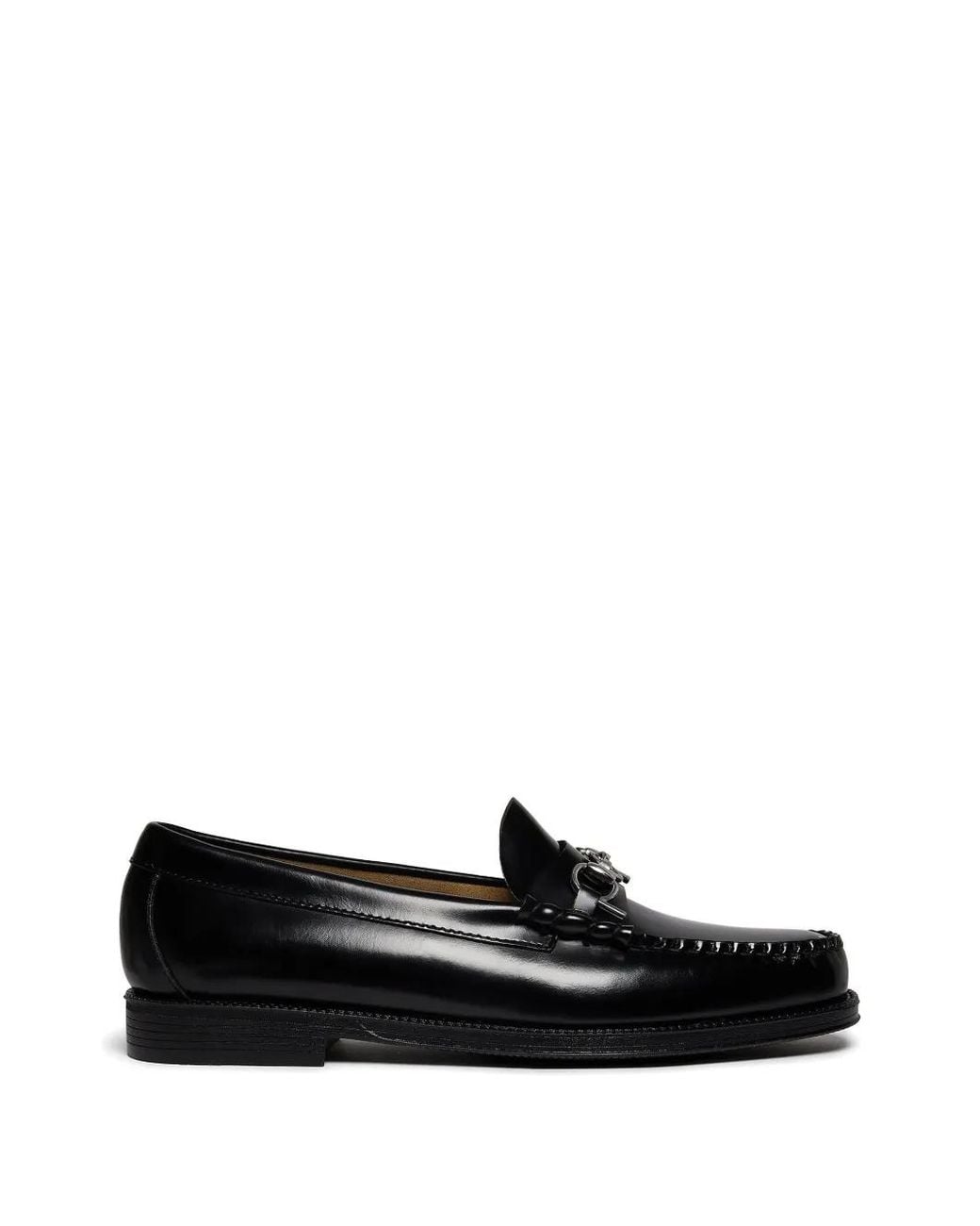 G.H.BASS Black X Pop Easy Weejuns Lincoln Loafers for men